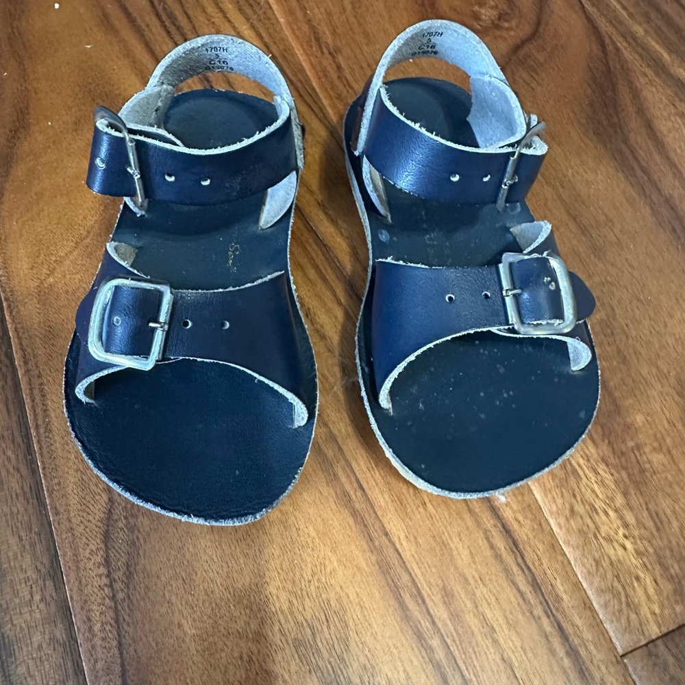 Classic Black Kids Sandals